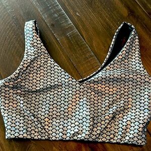 Emily Hsu Midnight Mermaid V Top SZ Small